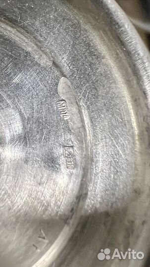 Набор коньячный серебро всхв