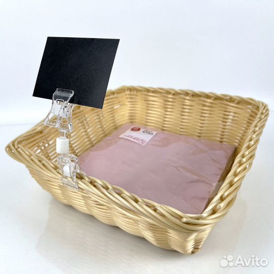 Ценникодержатель на прищепке двусторонний, высота