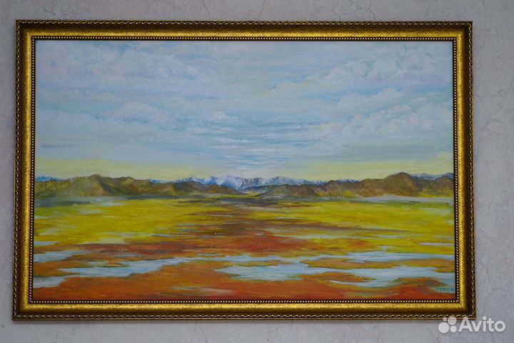 Алтай. Ортолык. Картина маслом на холсте