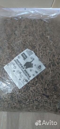 Наполнитель древесный для кошек