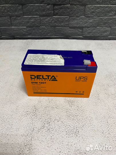 Аккумулятор delta DTM 1207