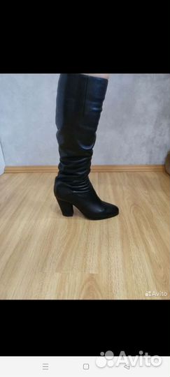 Ботфорты натуральная кожа 38