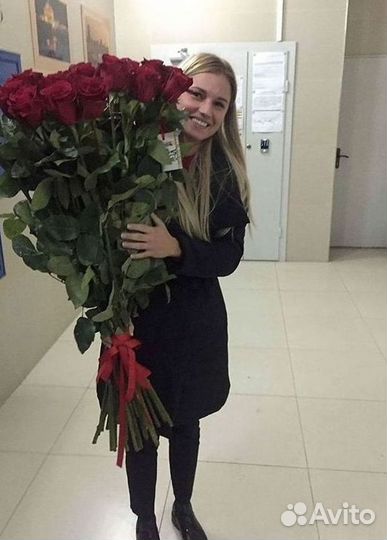 Метровые розы с доставкой