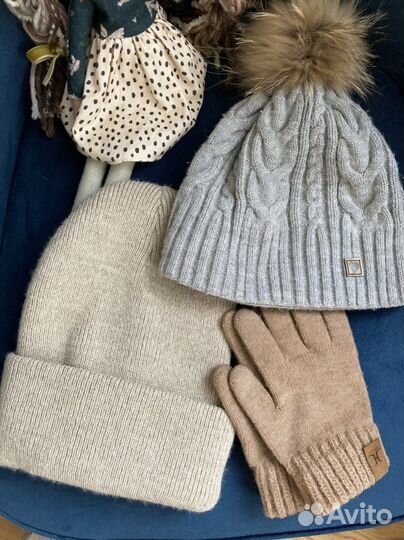 Шапки, варежки, снуд, добавила новые