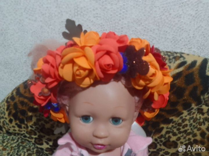 Осенний венок на голову