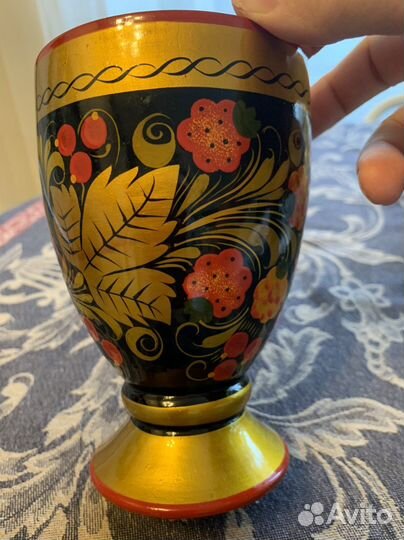 Хохлома, салфетница, времен ссср, винтаж