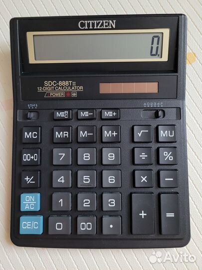 Калькулятор citizen SDC-888Tii