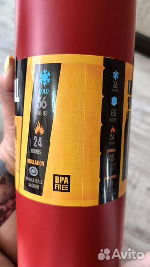 Термос из нержавеющей стали с фильтром 1 л и 1,5 л