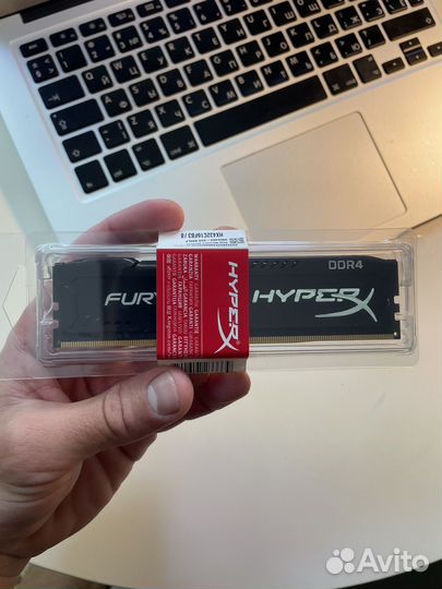 Оперативная память ddr4 hyperx 8gb 3200Mhz Dimm