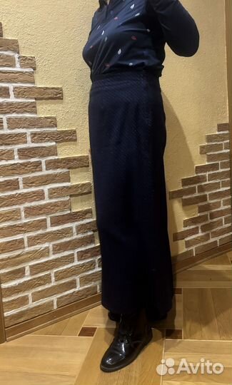 Юбка длинная из драпа