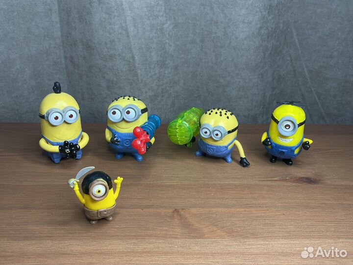 Игрушки из макдональдса Миньон 2013год