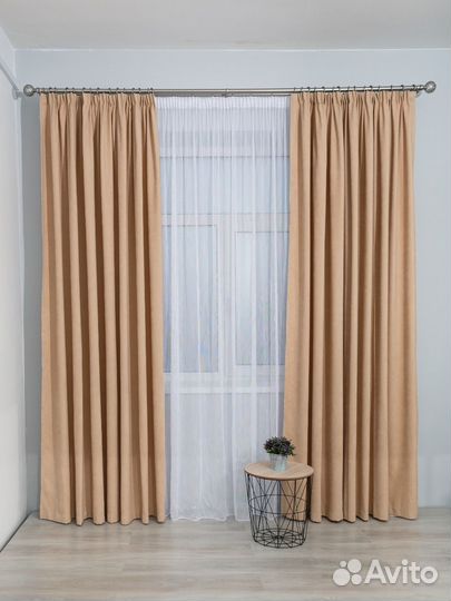 Шторы велюр канвас 250 на 260 новые