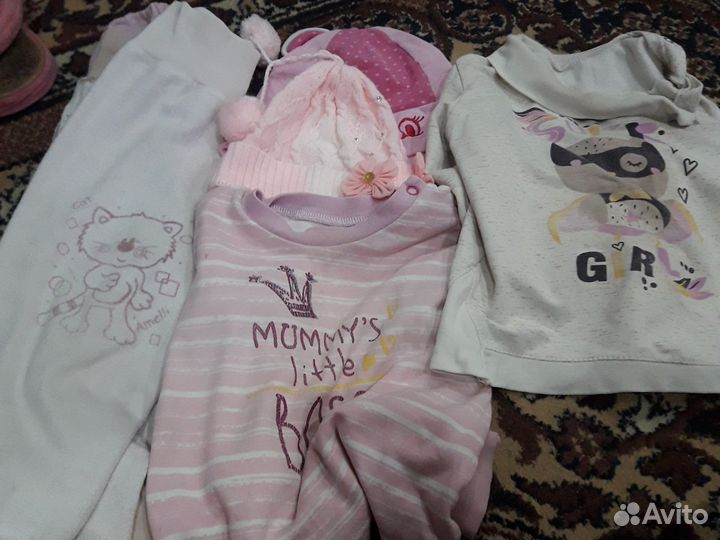 Вещи пакетом для девочки 86 92