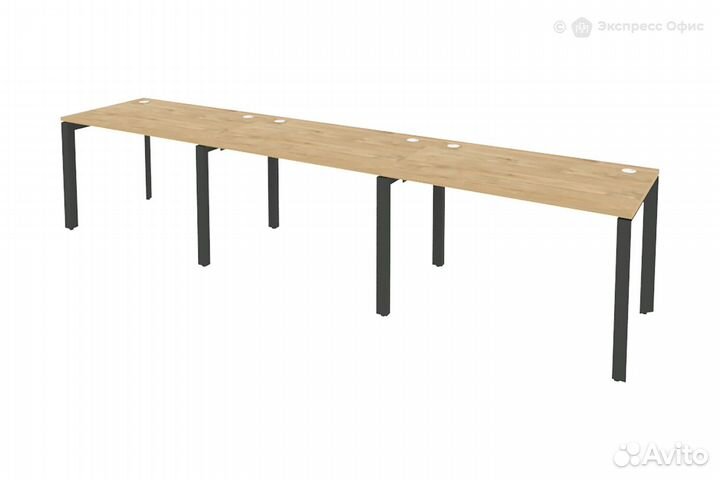 Стол-бенч линейный на П-образном м/к Onix O.MP-RS