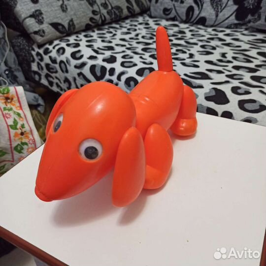 Игрушки ссср. Собака дутыш