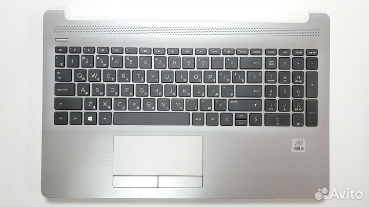 Топкейс с клавиатурой HP 15-DA (250 G7) серебро