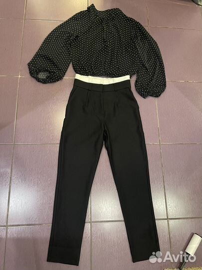 Блузка женская в горошек