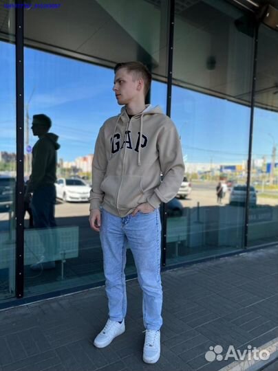 Зип-худи GAP бежевый (Арт.88825)
