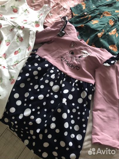 Пакет платьев для девочки 116
