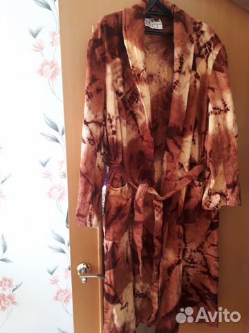Халат махровый женский