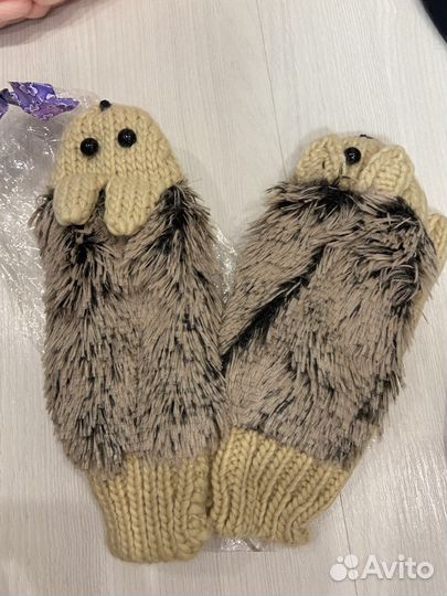 Шарф шапки шляпы варежки новые и бу