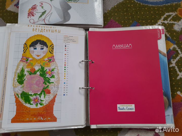 3 набора схем для вышивки крестом
