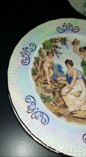 Чайный сервиз Мадонна, ГДР, jlmenau, kahla винтаж