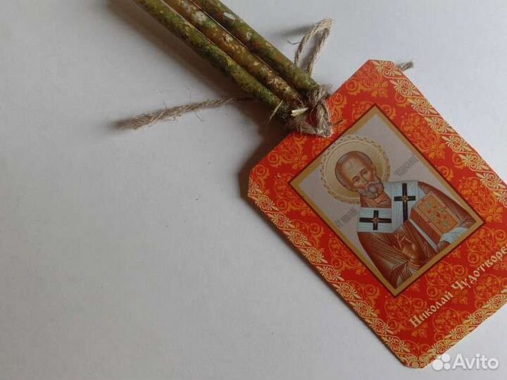 Свечи церковные с травами