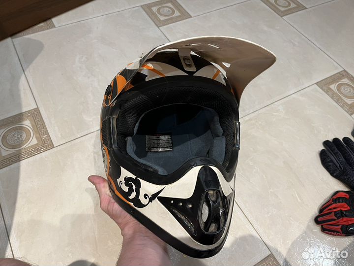 Мотоциклетный шлем кросс эндуро atv