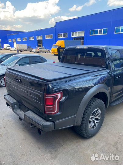 Жёсткая трёхсекционная крышка Ford F-150 Raptor