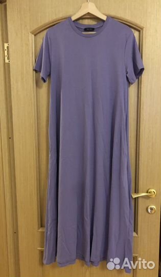 Платье трикотажное макси