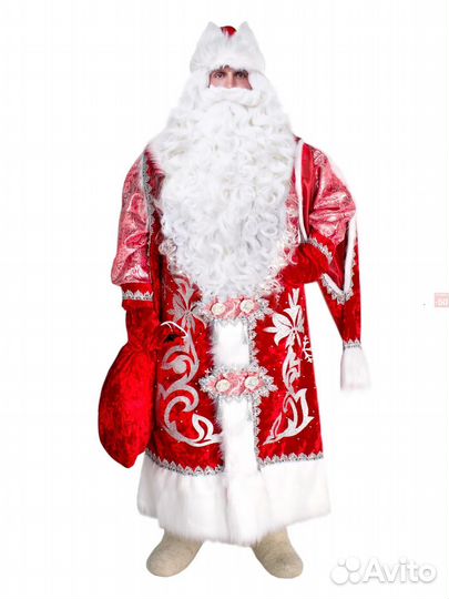 Карнавальный костюм деда мороза