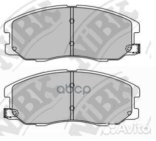 Колодки тормозные дисковые передние NiBK PN0068