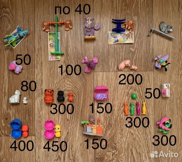 Киндеры 90-х единички, игрушки из киндеров 90-х