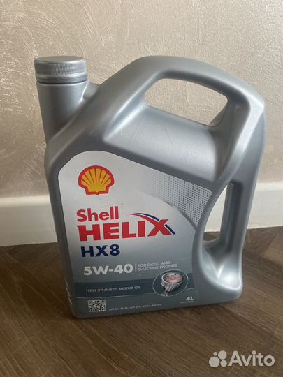 Масло моторное Shell Helix 5W-40 HX8, 4 л