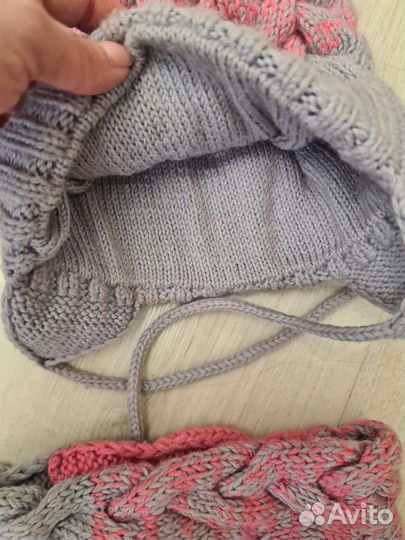 Комплект шапка и снуд для девочки