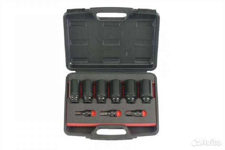 Набор ударных головок и головок-бит 1/2 force