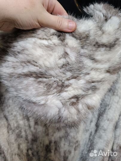 Курточка из вязаной норки без подклада