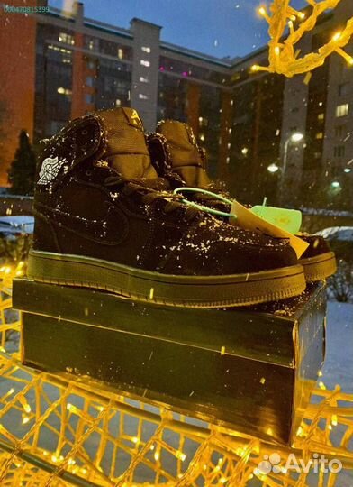 Кроссовки Nike Air Jordan тёплые (Арт.91471)