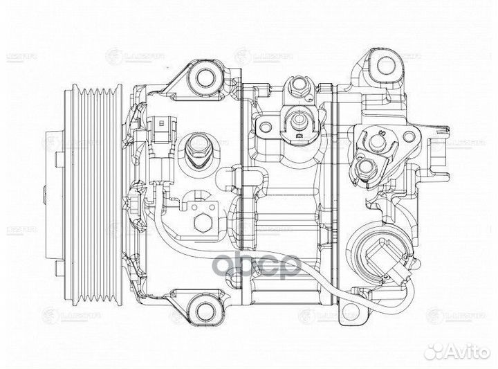 Компрессор кондиц. для а/м Toyota RAV 4 (13) 2