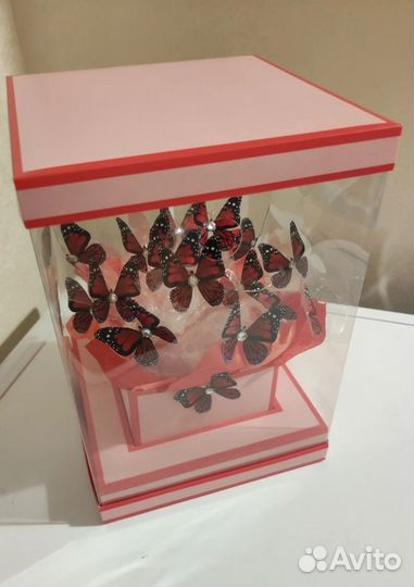 Букеты в коробке на заказ