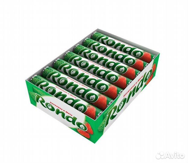 Конфеты Rondo Клубника 30г Rondo