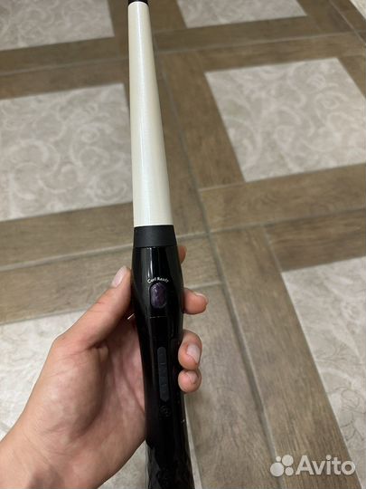 Конусная плойка морковка philips care curl