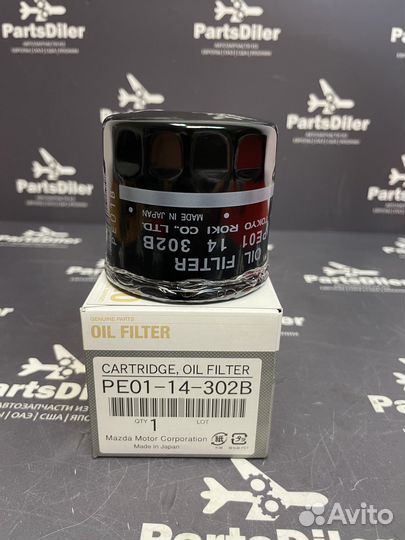 Фильтр масляный Mazda PE0114302B ориг в наличии