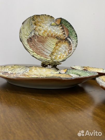 Винтажные тарелки для дичи