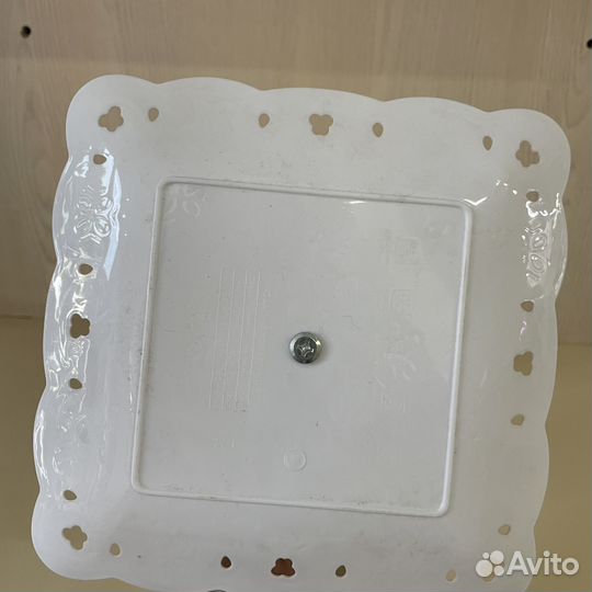 Новая этажерка пластиковая белая 3 уровня Доляна