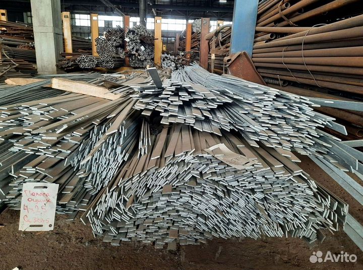 Полоса металлическая 100х4, 6 м Ст3