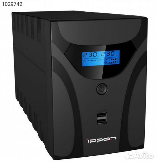 Ибп Ippon Smart Power Pro II 1600VA, Tower, Euro