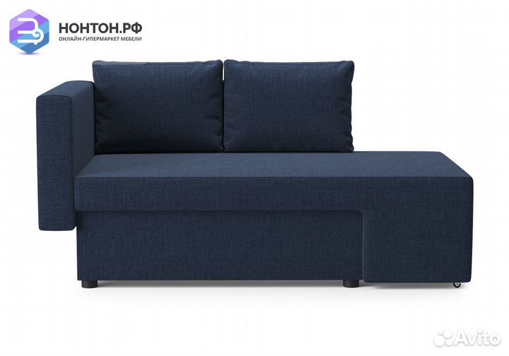 Диван еврокнижка Дагмар темно-синий