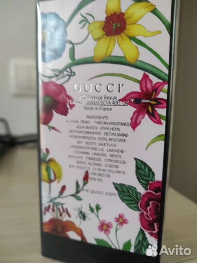 Gucci flora женский 100мл новый в упаковке